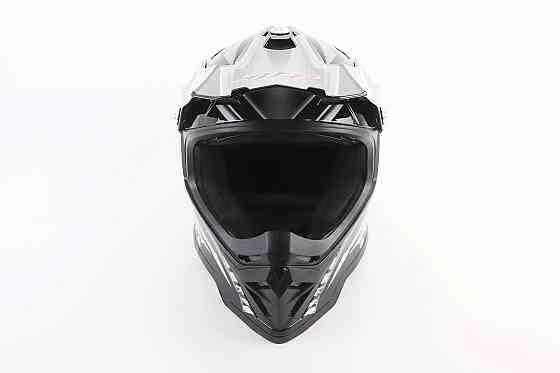 Шолом кросовий/ендуро/АТV BLD-819-7 L (59-60см), ЧОРНО-БІЛИЙ Киев