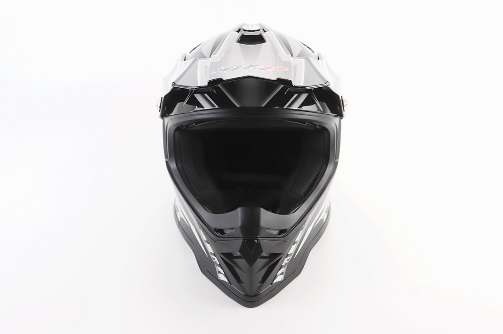 Шолом кросовий/ендуро/АТV BLD-819-7 L (59-60см), ЧОРНО-БІЛИЙ Київ - фото 4