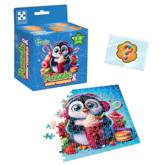 Дитячі пазли з сюрпризом "Пінгвінчик" VT8030-06, 180 деталей Вінниця