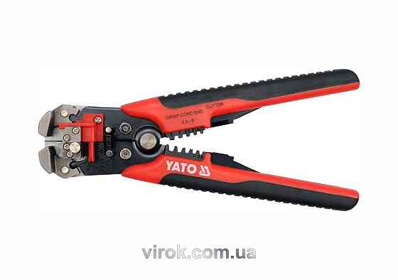 Кліщі для обтискання і зачистки проводів YATO, L=210 мм [10/60] Одесса