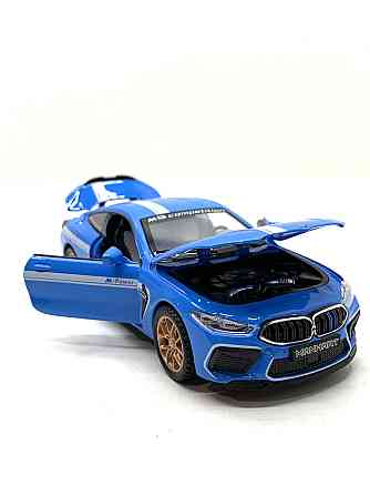 Машинка металева Авто Експерт BMW M8 1:32 відчиняються двері та багажник Синя (LF-04412) Чернігів