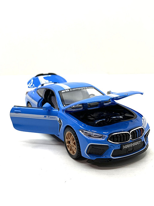 Машинка металева Авто Експерт BMW M8 1:32 відчиняються двері та багажник Синя (LF-04412) Чернигов - изображение 6