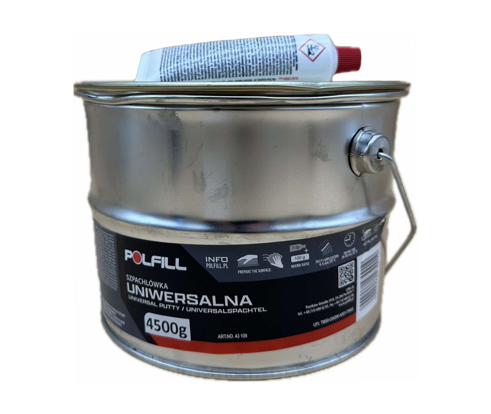 Шпаклівка універсальна + затв. 4,5кг бежева Polfill Киев - изображение 1