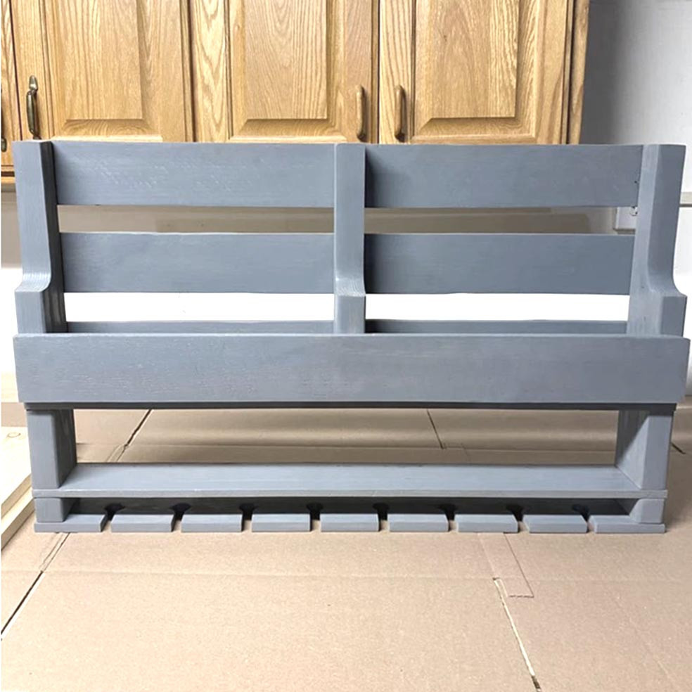 Настенная винная полка 