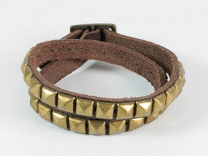 Браслет коричневий шкіра Київ - фото 1