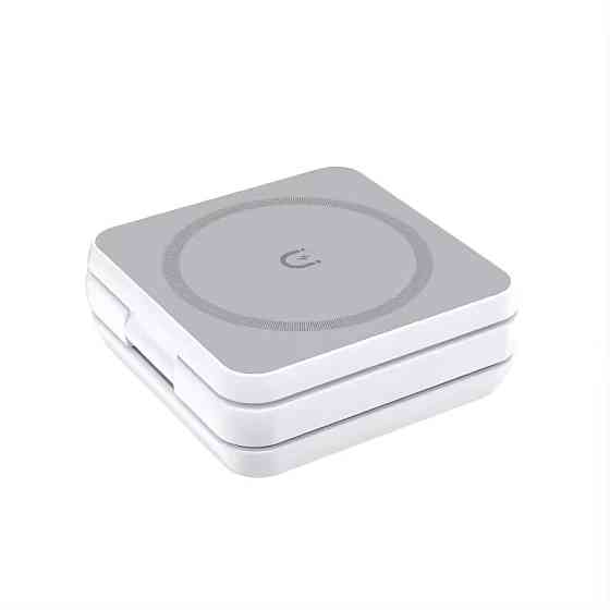 Бездротовий зарядний пристрій 3в1 YIKD (MagSafe) - Чорний, Без кейсу Киев