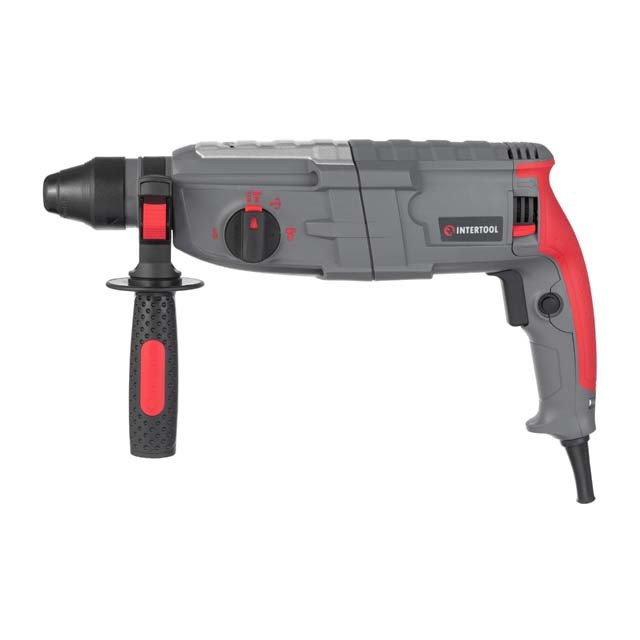 Перфоратор, 1,0 кВт, 3,5 Дж, 0-1300 об/хв, 0-5100 уд/хв, 3 режими, SDS-plus INTERTOOL DT-0185 Київ - фото 2