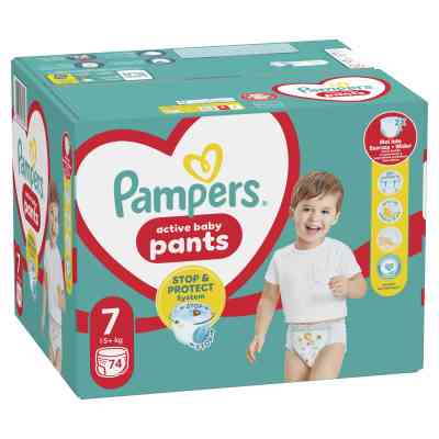 Подгузники Pampers трусики Pants Giant Размер 7 (17+ кг) 74 шт. (8006540069622) Винница
