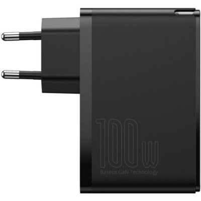 Зарядний пристрій Baseus 2xUSB 100W GaN (2xUSB-C+2xUSB-A) black (CCGAN2P-L01) Вінниця - фото 2