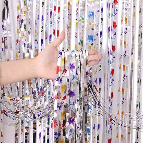 Дождик для фотозоны с принтом 2 м на 1 м разноцветный Киев