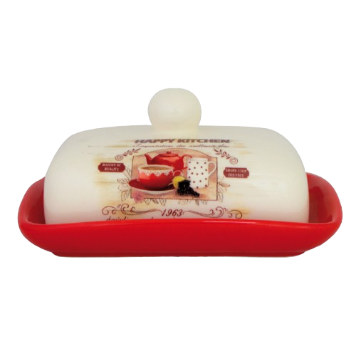 Маслянка Happy Kitchen 13 см*17 см/h5,5 см (б/паковання) 3397-11/У S&T Житомир