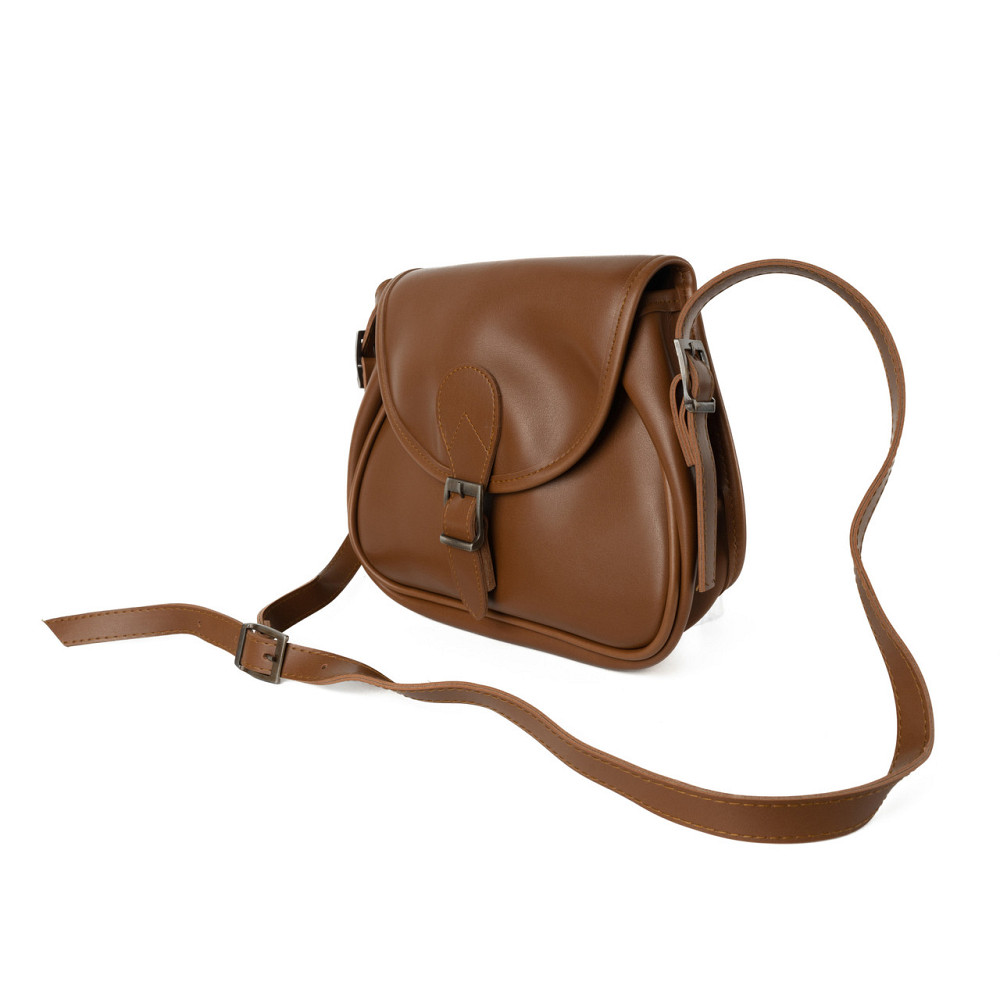 Сумка женская через плечо из качественной искусственной кожи, стильная сумочка, Коричневый Каменец-Подольский - изображение 2