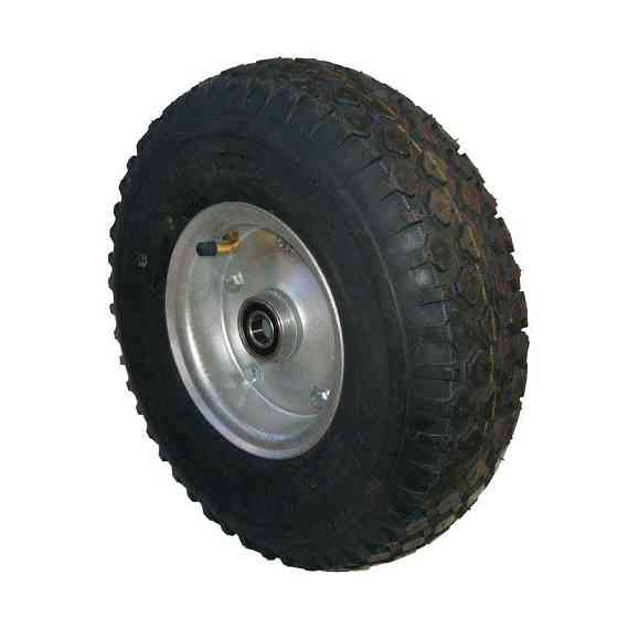 Посилене пневматичне колесо 5.30/4.50-6 для візка – надувне колесо з камерою 360 мм, стальний диск Харків