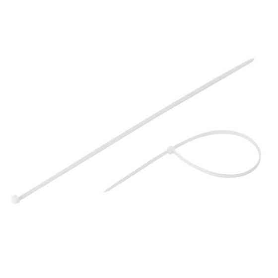 Хомут пластиковый, 4,8×350 мм, 100 шт/упак, белый INTERTOOL TC-4835 Киев