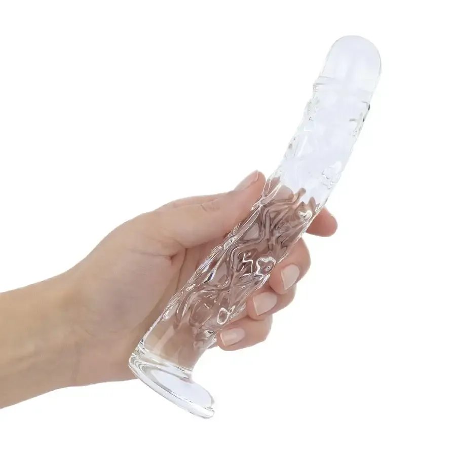 Стеклянный фаллоимитатор Gildo Textured Glass Dildo No. 36 Львов - изображение 9