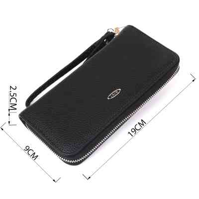 Кошелек Kivi Из экокожи флотар Черный (19014) Винница