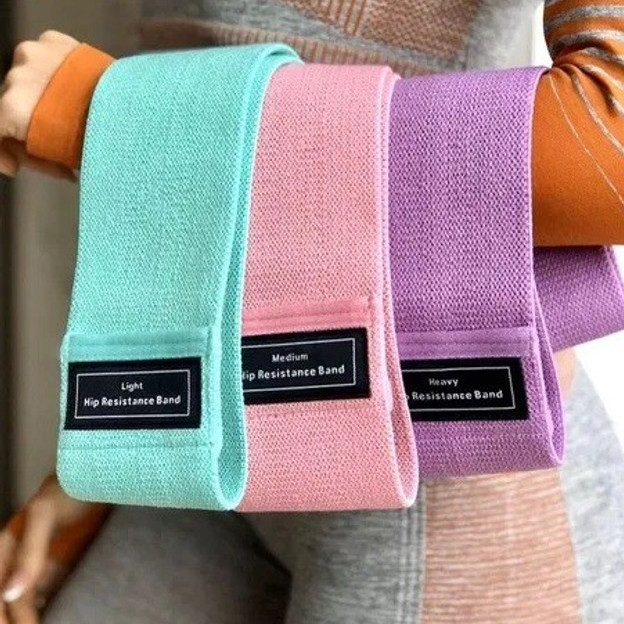 Набор из 5 фитнес-эспандеров LT-003 3 шт, Тренажер для дома на все группы, Эспандер-петля набор 5 шт NA-94 Львов - изображение 10