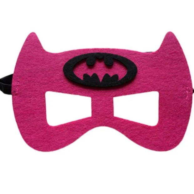 Дитяча маска Бетмен one size рожево-чорний Київ - фото 1