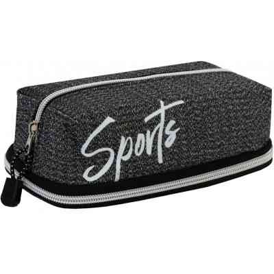 Пенал Cool For School 2 відділення Сірий (CF87175) Вінниця