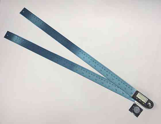 Кутомір для вимірювання кутів цифровий із лінійкою 500 мм PROTESTER 5422-500 Одеса