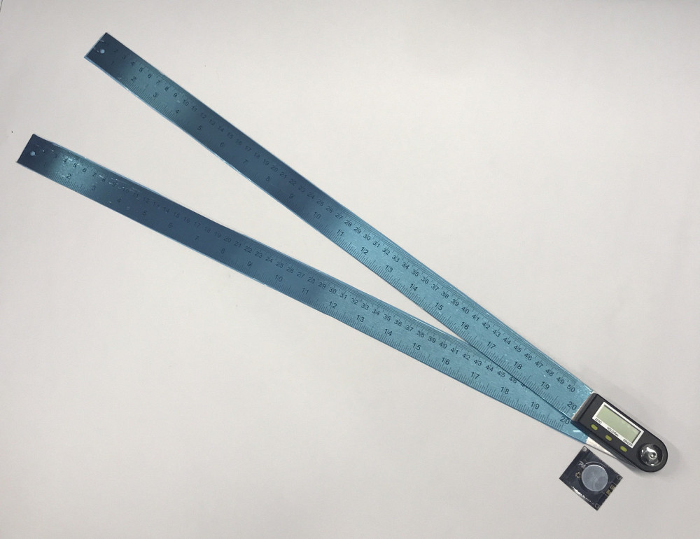Кутомір для вимірювання кутів цифровий із лінійкою 500 мм PROTESTER 5422-500 Одеса - фото 4