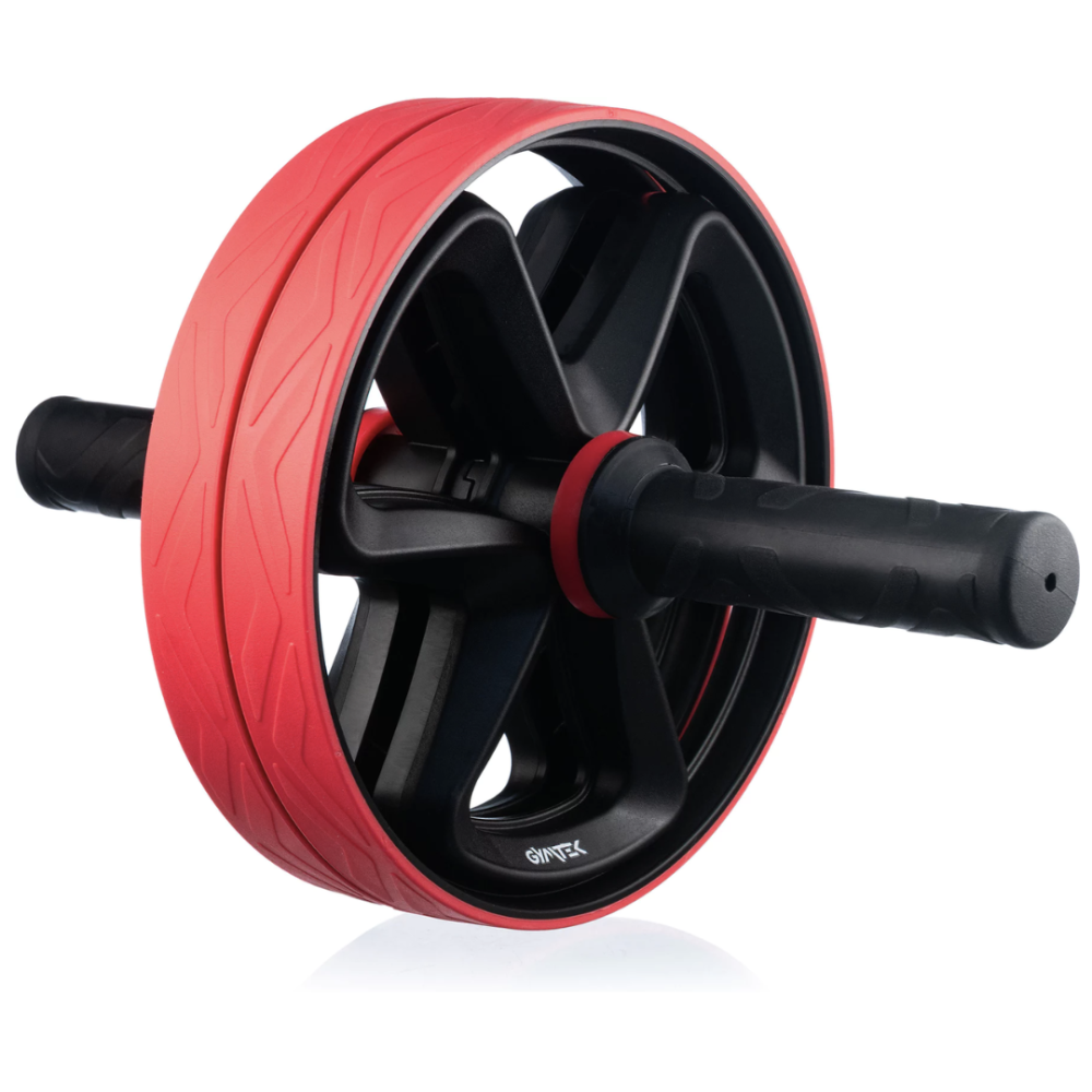 Ролик для пресу подвійний Gymtek червоний Київ - фото 2