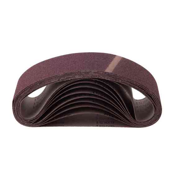 Стрічка шліфувальна, 75×533 мм, зерно K80, 10 шт. INTERTOOL BT-0408 Київ