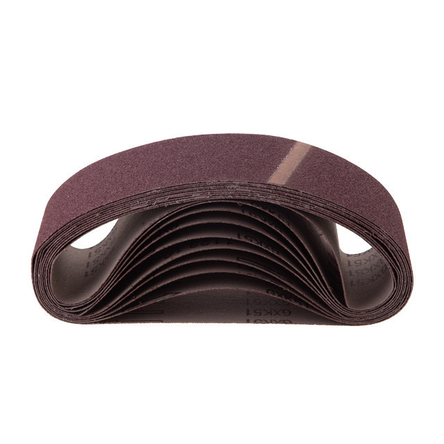 Стрічка шліфувальна, 75×533 мм, зерно K80, 10 шт. INTERTOOL BT-0408 Київ - фото 2