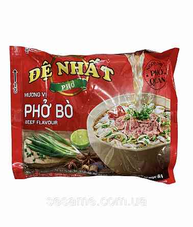 Рисова локшина швидкого приготування De Nhat Pho Bo 65г (В'єтнам) Харків