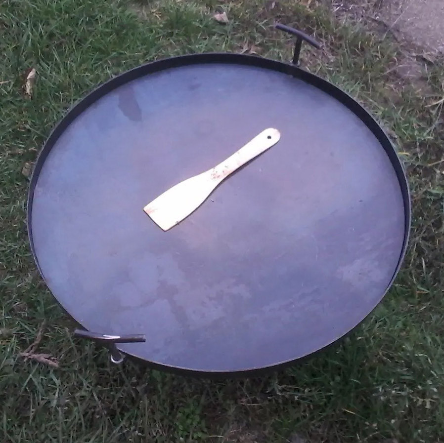 Сковорода з диска борони для багаття 60 см для пікніка, диск для смаження Київ - фото 2