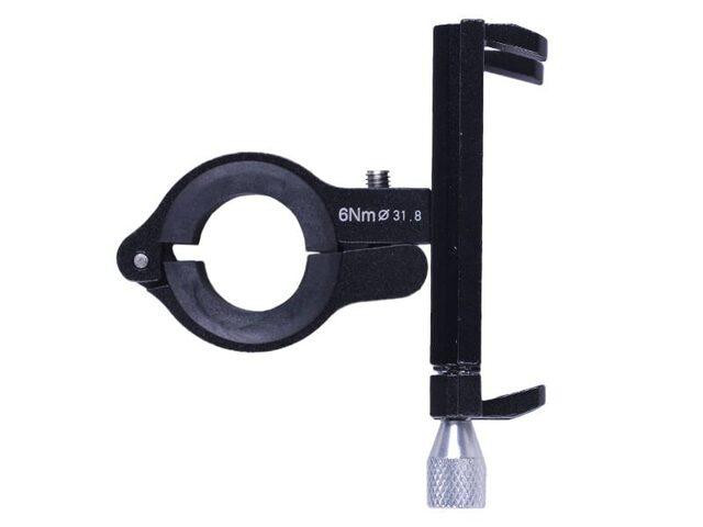 Держатель телефона HFCM-17 (крепление на руль), алюминий, черный Мукачево - изображение 4