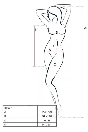 Мінісукня з вертикальним візерунком Passion BS097 One Size, red, плетіння з боків Львів