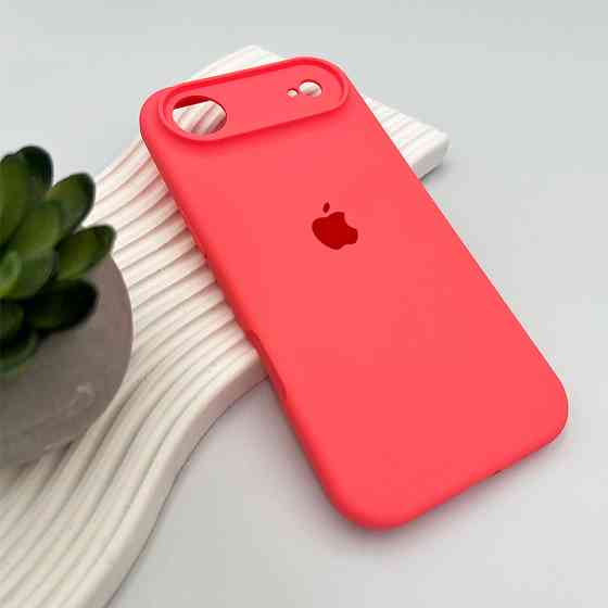 Чохол для смартфона Silicone Full Case AA Camera Protect for Apple iPhone 17 Air 50,Pink Orange Київ