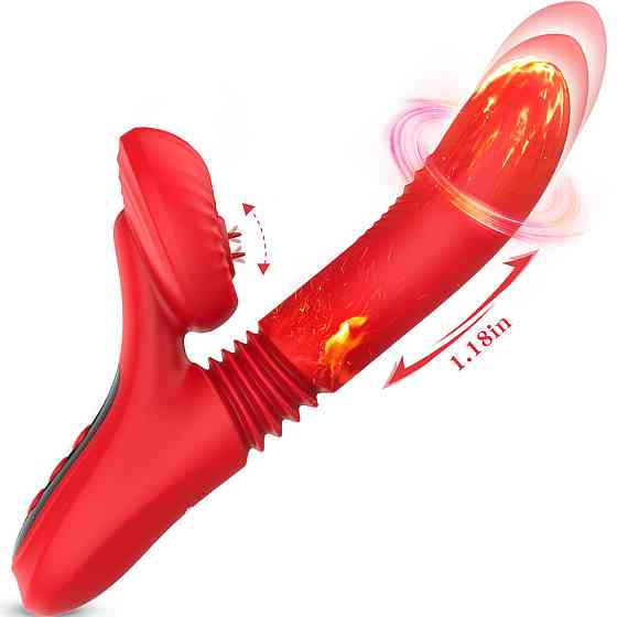 Вибратор для двойной стимуляции Silicone Vibrator 7 Powerful Modes Sex Aura Киев