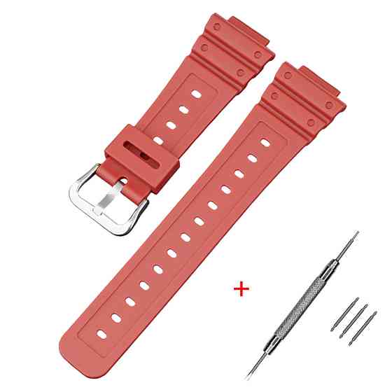 Ремешок для Casio G-Shock GA-2100/2110 Red SI SBR Киев