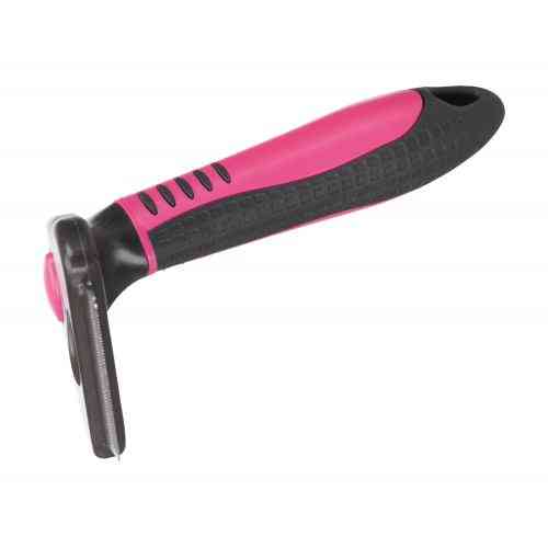 Расческа-тример Trixie для собак для удаления подшерстка розовый 7 см/15 см Киев