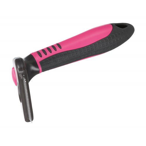 Гребінець-тример Trixie для собак для видалення підшерстя рожевий 7 см/ 15 см Київ - фото 4