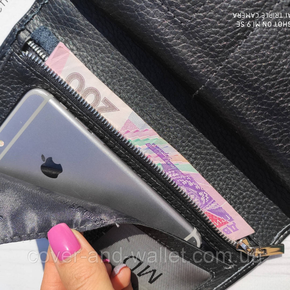 Кожаный мужской кошелек клатч на магнитной застежке Marco Coverna MC 7m-183 Киев - изображение 6