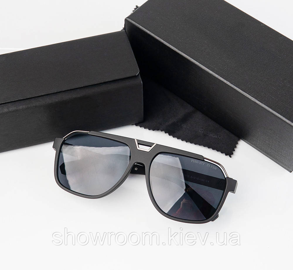 Чоловічі брендові сонцезахисні окуляри Рhilipp Рlein (3112) Київ - фото 2