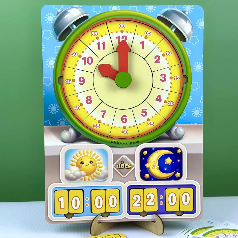 Розвиваюча гра Годинник - Вчимо час (ПСД279) PSD279 Вінниця - фото 6