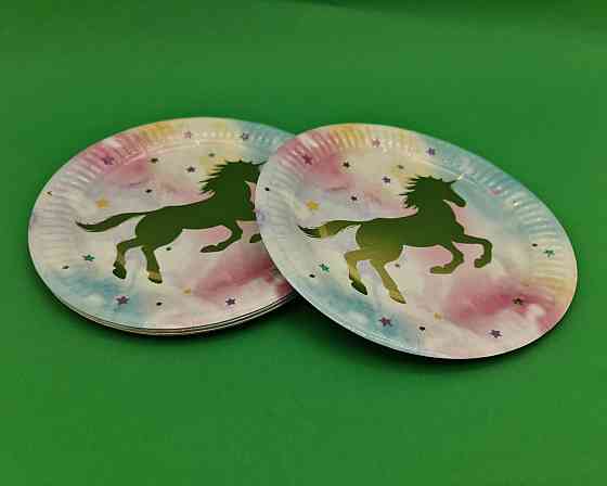 Тарелки бумажные одноразовые  