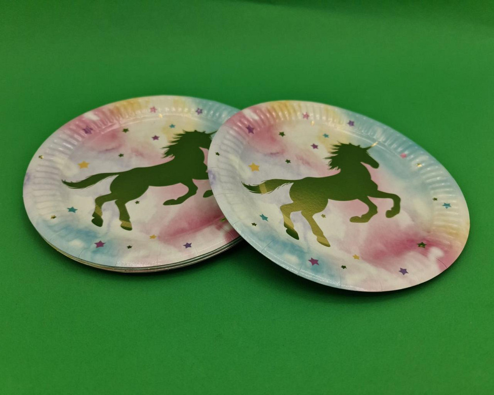 Тарелки бумажные одноразовые  