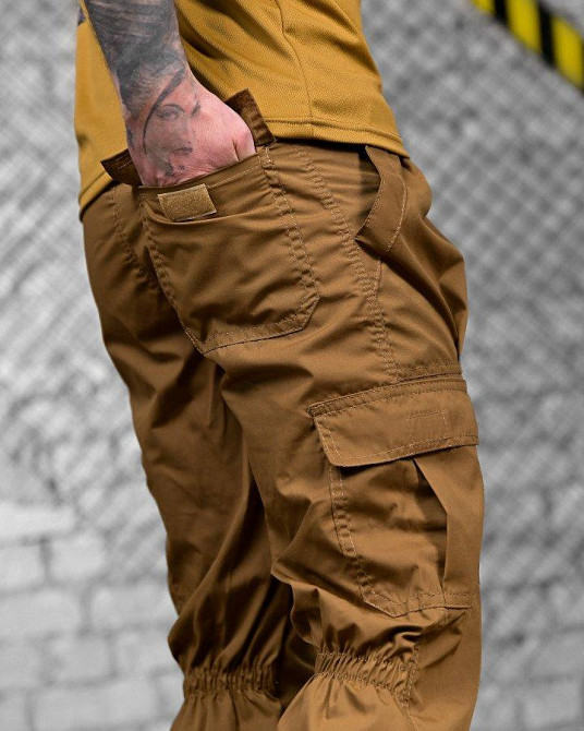 Летние тактические штаны джогеры карго койот ДЛ7167 Одесса - изображение 5
