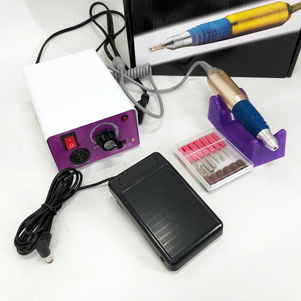 Фрези для апаратного манікюру DM4, Фрезер машинка для зняття гель-лаку Апарат зняття манікюру YS-39 Київ - фото 3