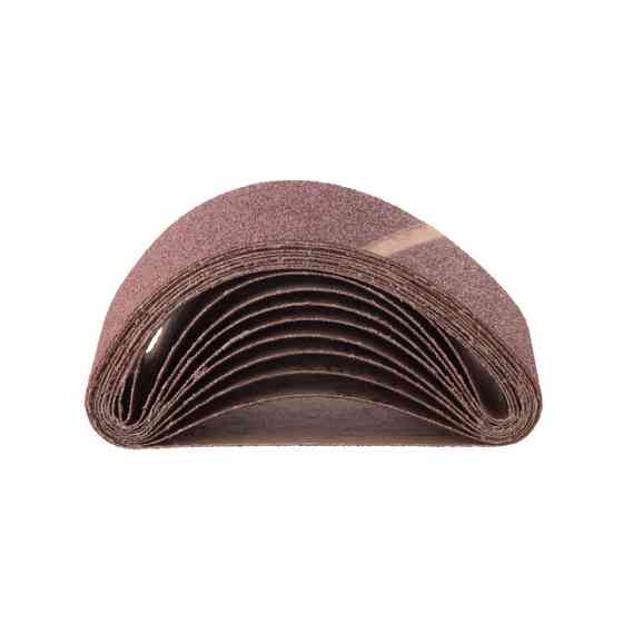 Стрічка шліфувальна, 75×457 мм, зерно K40, 10 шт. INTERTOOL BT-0304 Київ