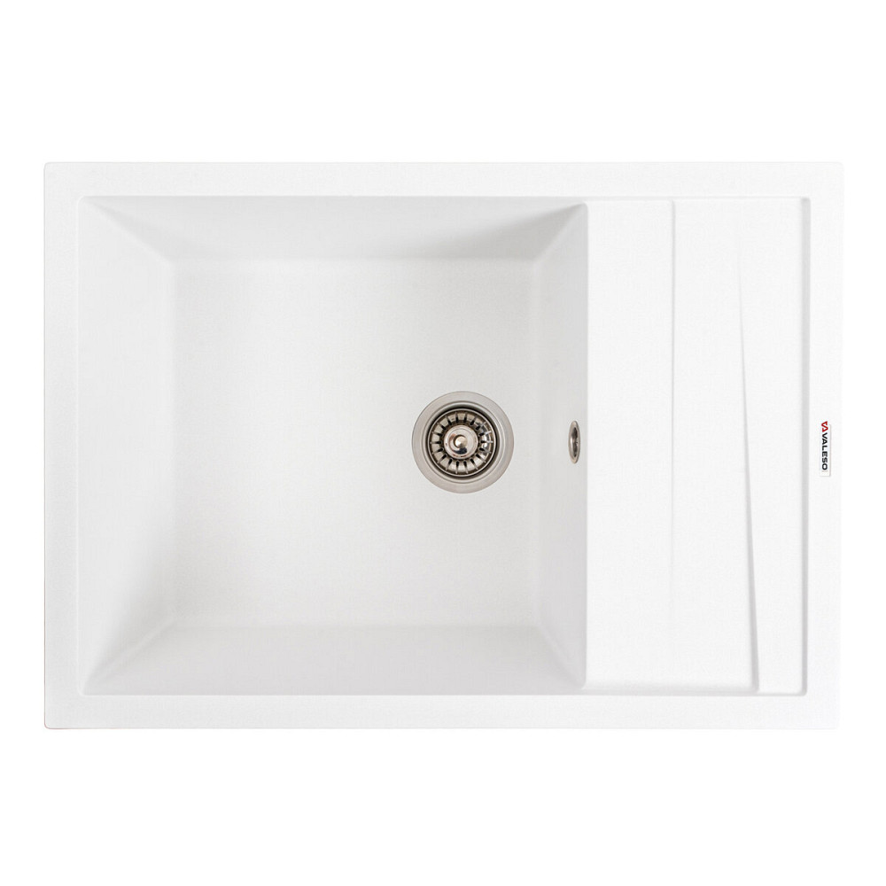 VALESO Кухонна мийка гранітна матова 7050 CASCADA VALESO білосніжний Киев - изображение 1