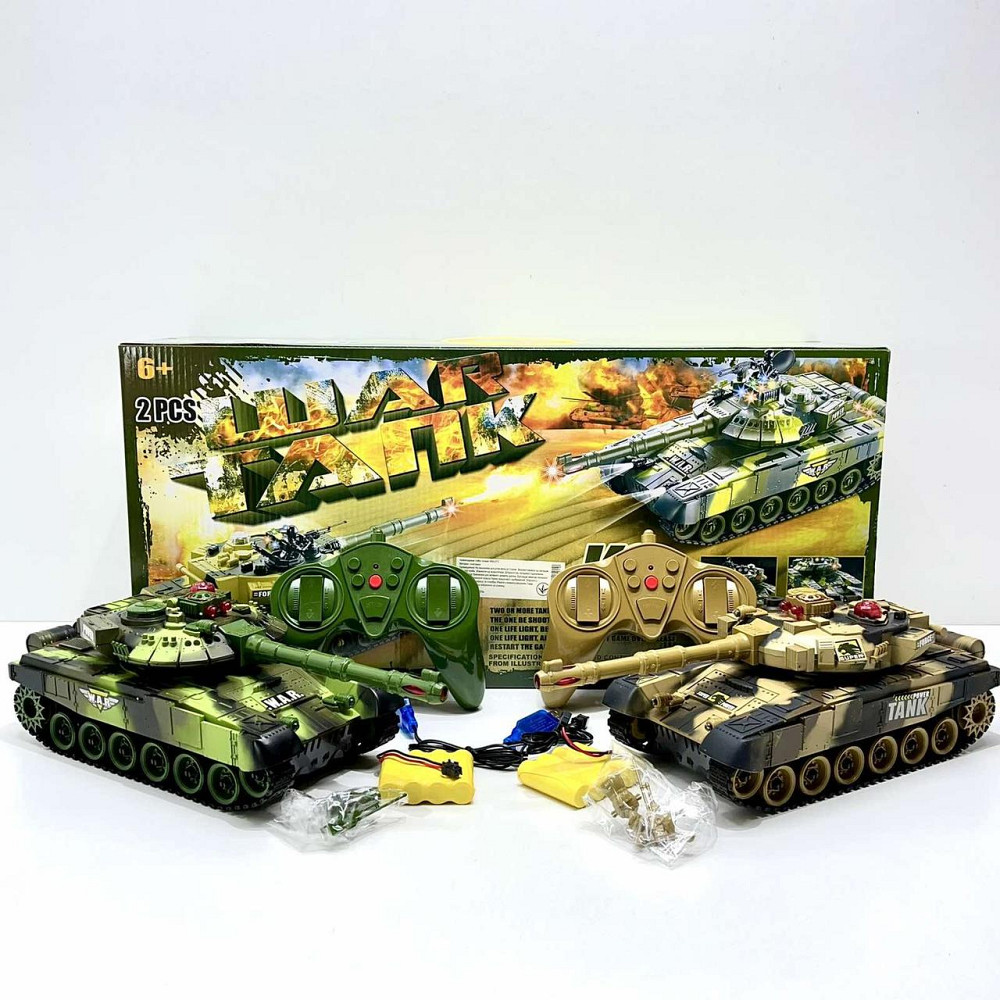 Ігровий набір 2в1 танки на радіокеруванні 31 см на акумуляторі звукові ефекти (9993-2PC) Чернігів - фото 10