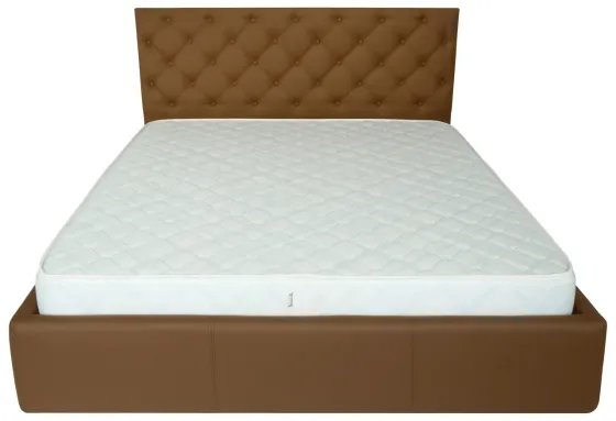 Кровать Двуспальная Coventry Comfort 180 х 200 см Fly 2213 С подъемным механизмом и нишей для белья Светло-коричневый Киев