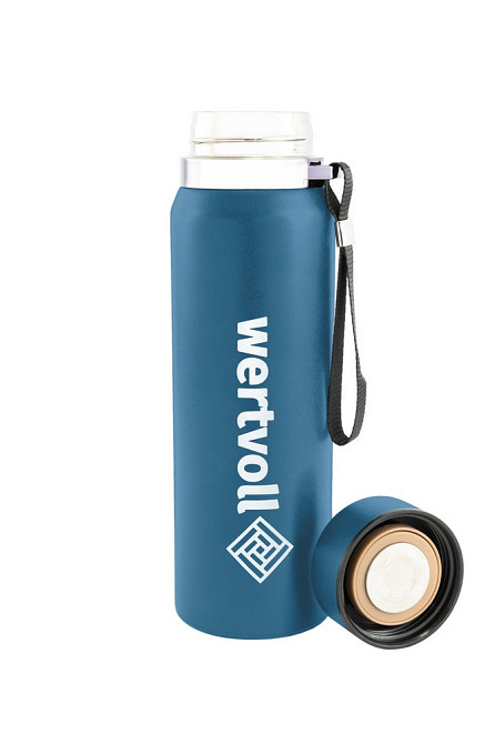 WERTVOLL Термос WERTVOLL "DREAM" 800 мл SS Digital Sensor t °C синій RX-7001BU Коломия - фото 4