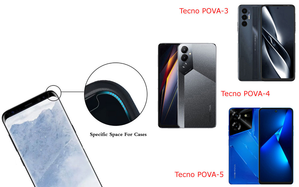 Захисне скло HyperGlass Pro для Tecno POVA-3, POVA-4, POVA-5 – максимальна чутливість та захист Київ - фото 3